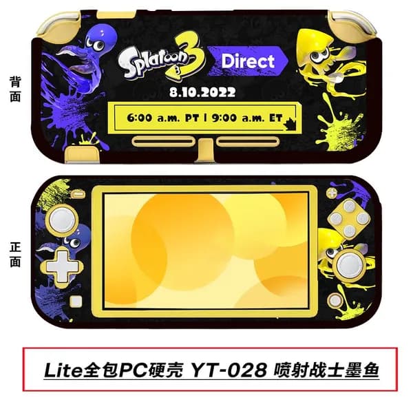 Защитный чехол для Switch Lite, жесткий защитный чехол для Lite, прозрачный защитный чехол для Lite, кристаллический чехол.