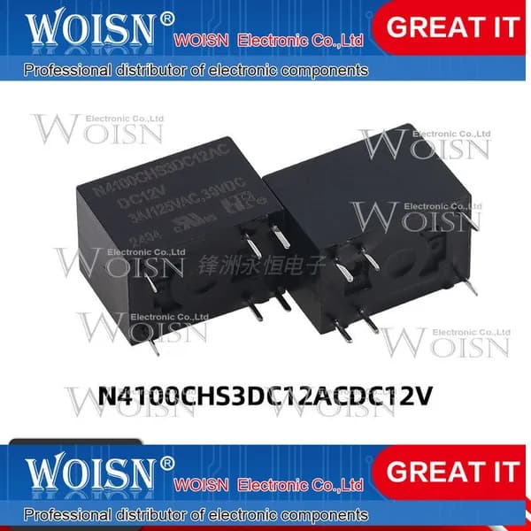 2шт./лот N4100CHS3DC12AC 6foot12V one on one off реле