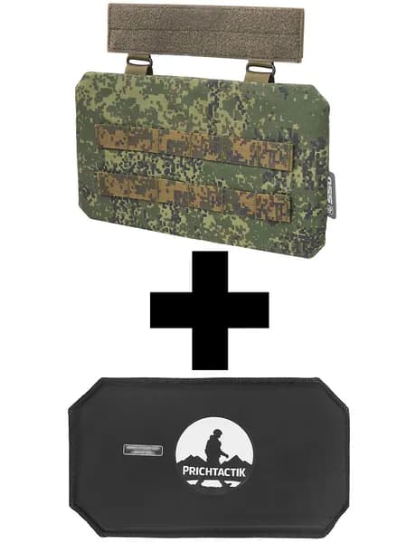 Абдоминальная защита А-1 с баллистическим пакетом (СВМПЭ Бр1, С2) (ССО), Зеленый камуфляж