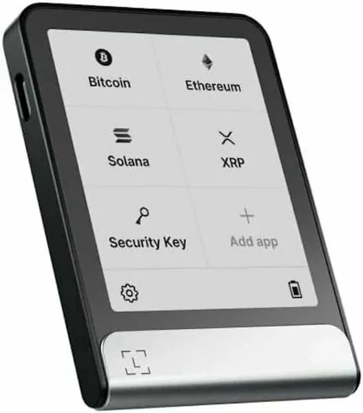 Аппаратный криптовалютный кошелёк Ledger Flex, Черный Graphite
