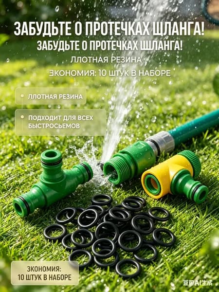 Переходник для шланга , Резина