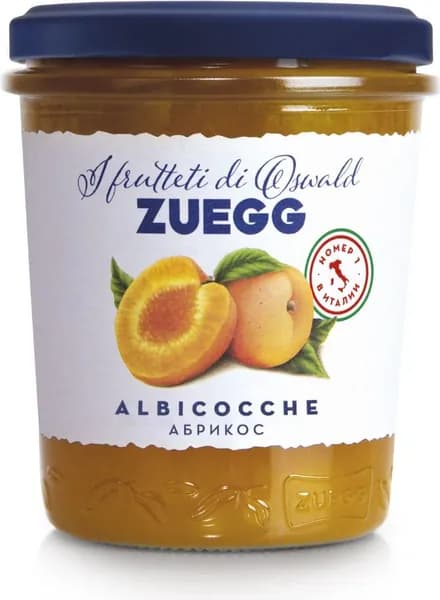 Конфитюр ZUEGG абрикос экстра, 320 г