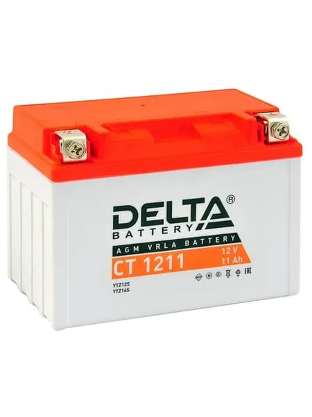 Аккумулятор 12V - 11 А/ч "Delta CT" (YTZ12S, YTZ14S)