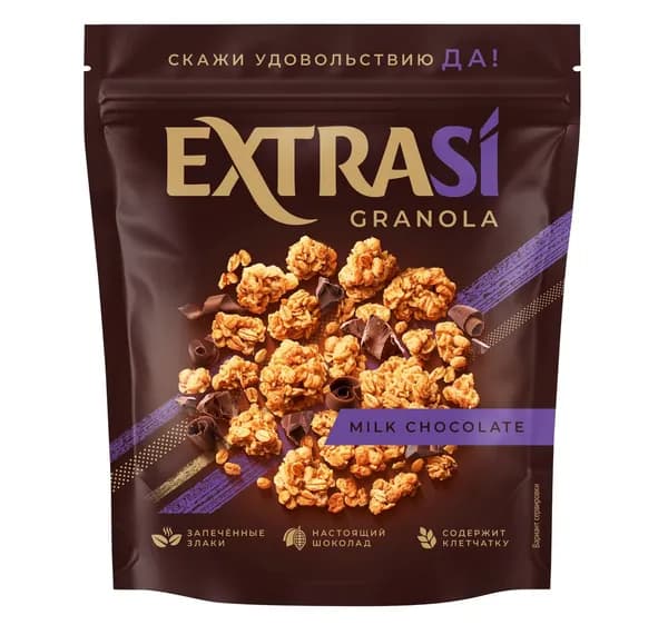 Гранола-мюсли Extrasi с молочным шоколадом, 300г