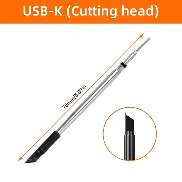 Беспроводной электрический паяльник USB C200S с заменяемыми насадками, Type-C 5V 8W, быстрая зарядка, портативные инструменты для ремонта и сварки
