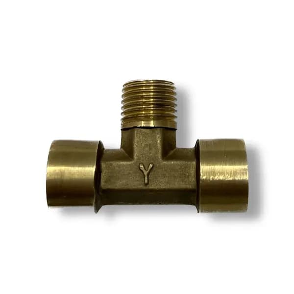 Тройник две внутренние одна наружная резьба FMF 1/4"
