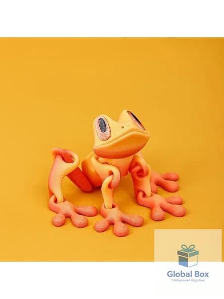 3D-ручка для рисования, магнитная лягушка-подвеска, с подвижными суставами, для холодильника и авто