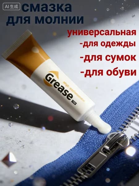 Средство для ухода за одеждой Масло-смазка для молний