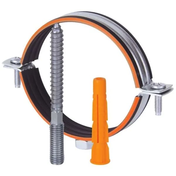 Хомут сантехнический HUMALT TRD0000029035, 1/2" (20-24), М8, c шпилькой-шурупом и дюбелем