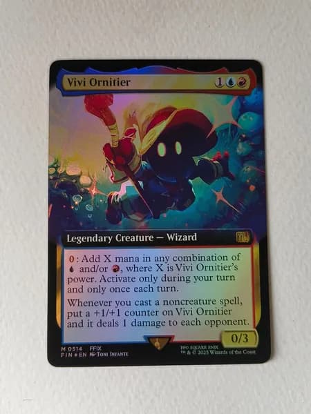Портативные карты MTG Настройка и прокси высококачественной фольги Виви Орнитер514