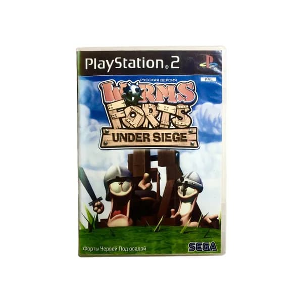 Игра PS 2 Worms Forts: Under Siege / Форты червяков: В осаде (Стратегия, Team17, 2004)