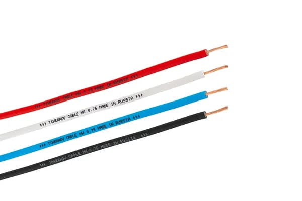 Одножильный монтажный провод Tchernov Cable Mounting Wire 0.75 (белый)