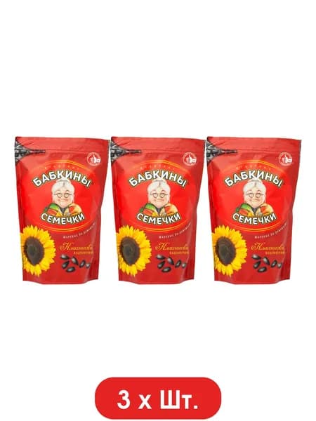 Бабкины семечки Семечки 900.00г. 3шт