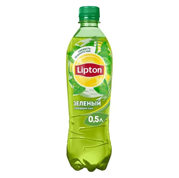 Холодный чай Lipton зеленый 0.5 л, Россия