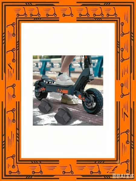 Защитные колпачки Kukirin G2 Master Скутер, 2 шт., пластик, черные