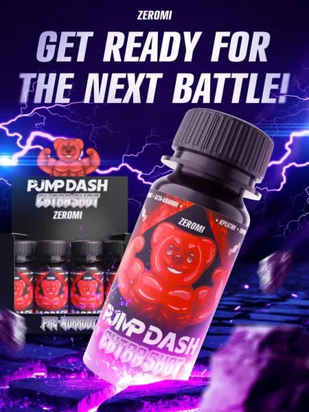 ZEROMI PUMP DASH EXTRA SHOT - БАРБАРИСКА, 12 шт х 60мг
