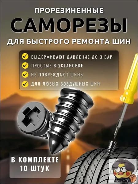 Набор для ремонта шин, 10 шт.