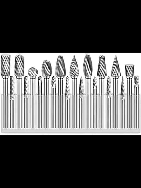 Набор карб -вольф брусков 1 8-1 4 дюйм 20 шт