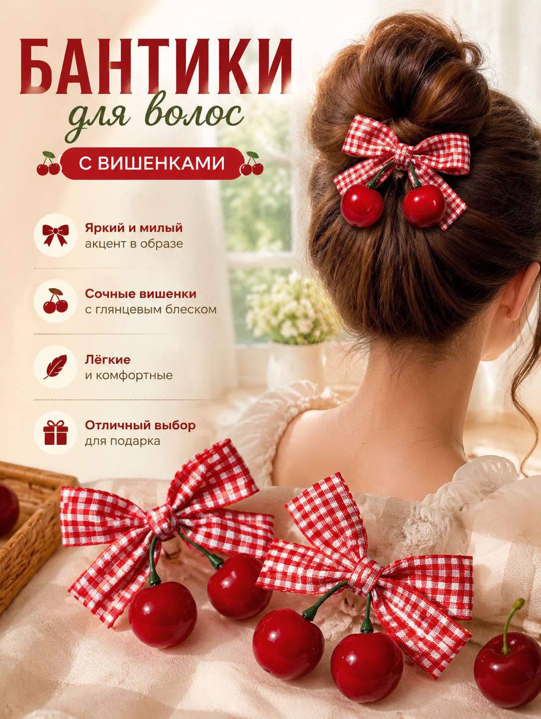 Заколка для волос 2 шт.