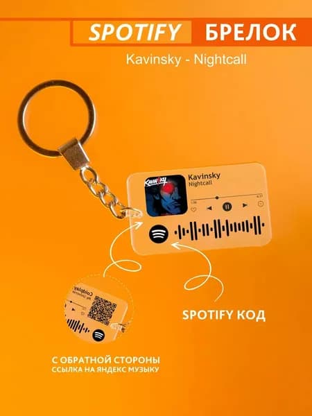 Брелок для ключей спотифай Kavinsky - nightcall