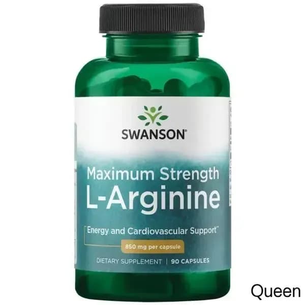 Swanson Аминокислота Л-Аргинин 850 мг // Swanson Maximum Strength L-Arginine 850 mg, 90 капсул.