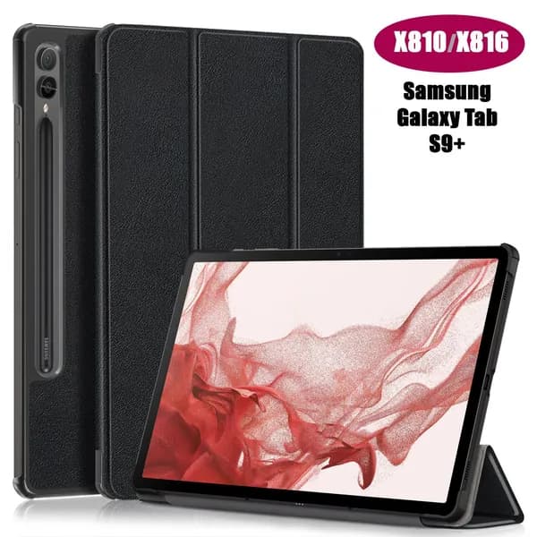 Чехол Palmexx "SMARTBOOK" для планшета Samsung Galaxy Tab S9 FE Plus/S9 Plus 12,4"(SM-X610 X616B X810 X816B X818 / чёрный