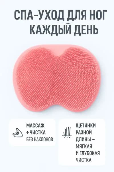 Коврик для ванной 20x28 см розовый