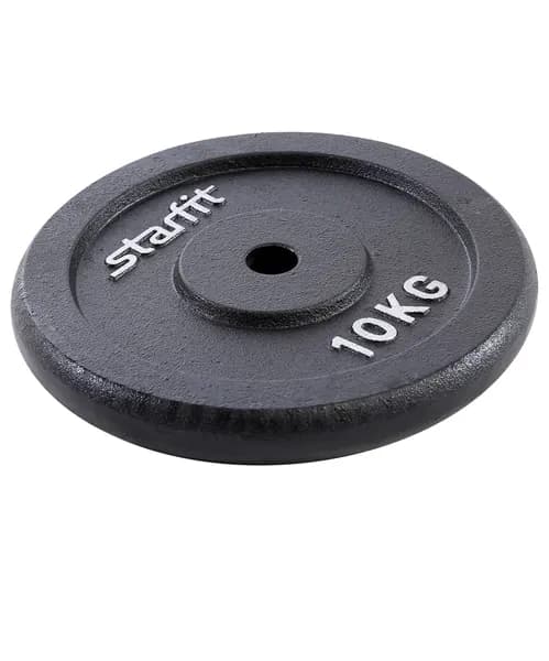 Starfit Диски для штанги, 10 кг, диаметр диска: 27.5 см