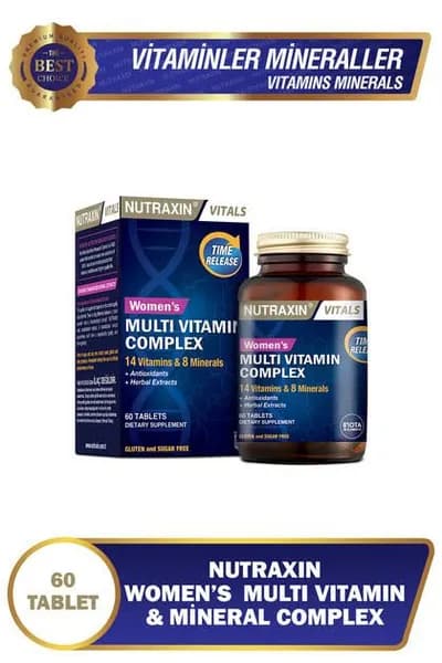 Женский мультивитаминный комплекс Nutraxin, 60 таблеток tr