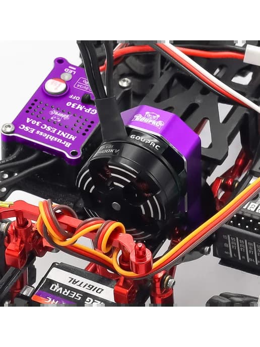 2204 2400KV мотор безщеточный с трансмиссией 30A ESC для SCX