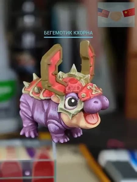 Миниатюра бегемот кхорна, blood for the blood god, потому что кхорну не важно откуда льется кровь. Warhammer 40000 40k