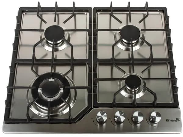 ELTRONIC Газовая варочная панель 33-13 серебристый/серый