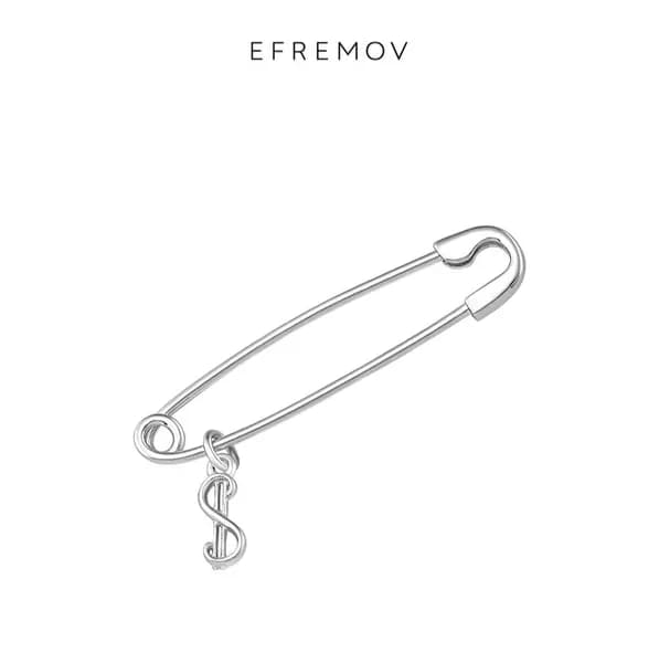 Серебряная булавка 925 от сглаза EFREMOV