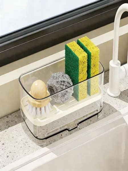 Oseller Полка для кухонной мебели Настольная Прямая, 8.5х18х8.5 см, 1 шт.