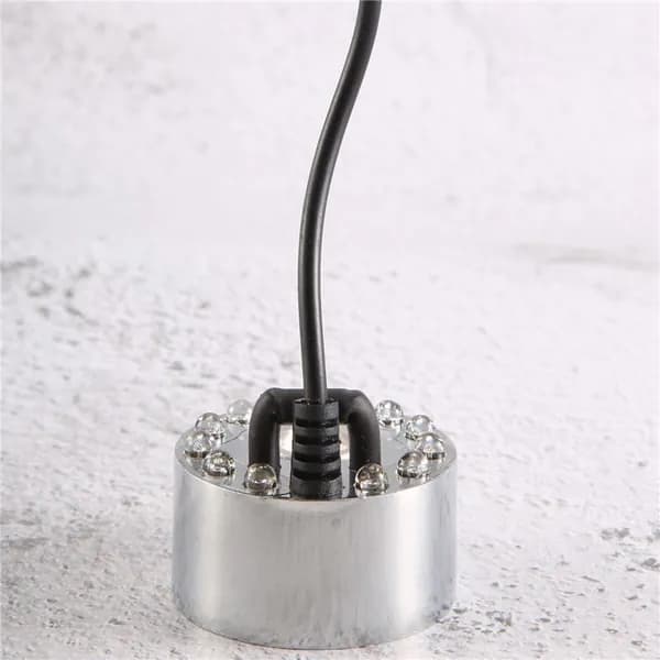 Мини-генератор тумана, 12 светодиодов Mister Fogger Water Fountain Pond Fog Machine