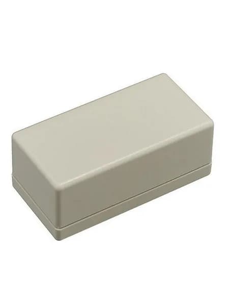 Корпус для РЭА пластиковый с крышкой G1068G / 95x48x38 серый (07510)