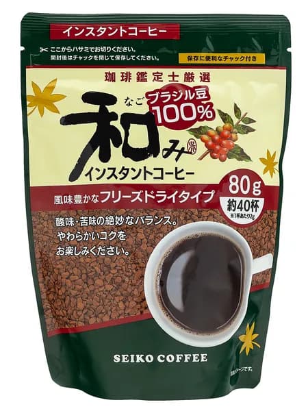 Кофе растворимый Seiko Coffee Nagomi freeze-dry 80г