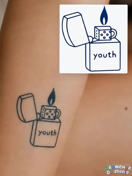 Tattoo'шки Временные тату БЕЗ ПЛЕНКИ (темнеют через 24 часа) 5*5см