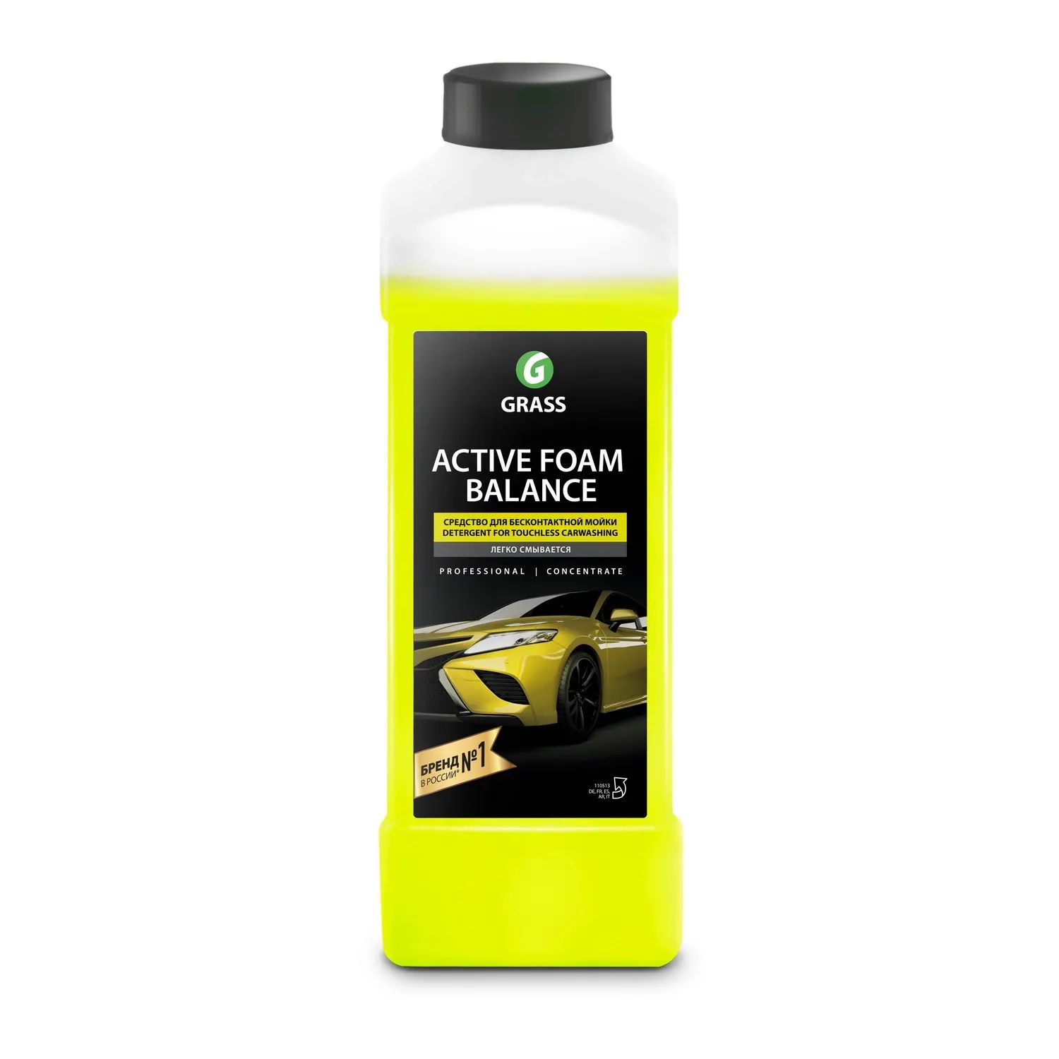 Автошампунь активная пена Active Foam Balance 1л Grass
