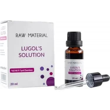 Raw Material Нечто большее, чем раствор Люголя %5 Иот Дала 20 мл