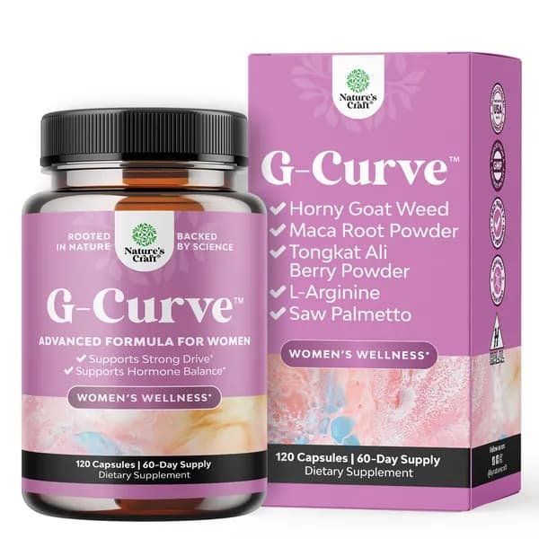 Капсулы для роста ягодиц и груди G-Curve - Horny Goat Weed for Butt Growth Support