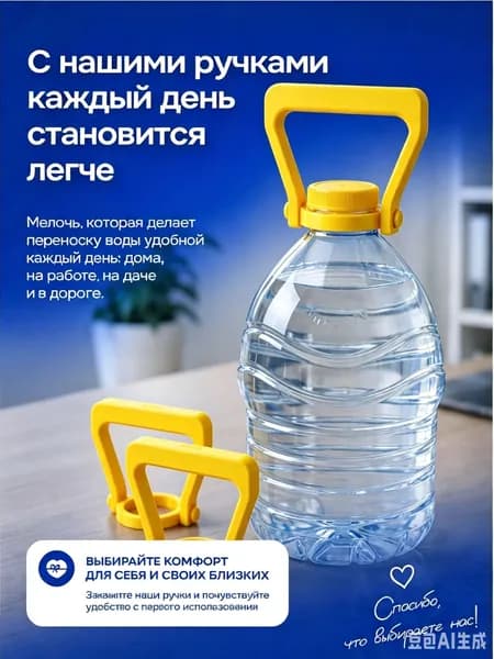 Ручки для бутылок 5-10 литров, 2шт