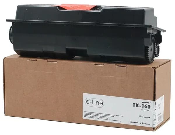 E-Line Картридж, совместимый, Черный (black), 1 шт