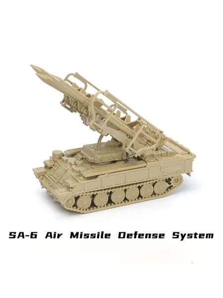 Модель сборная 4D 1/72, самоходная пушка Кентавр, зенитно-ракетная установка С-6, без клея, реалистичная копия