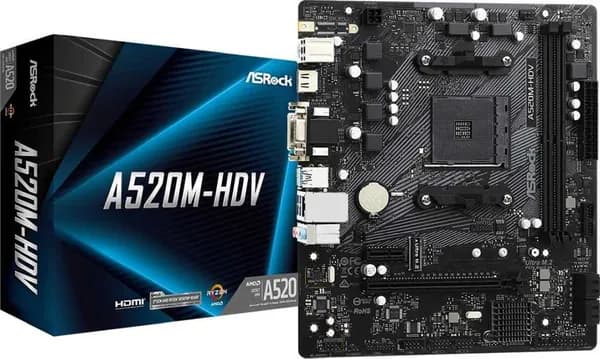 Материнская плата ASRock A520M-HDV DDR4