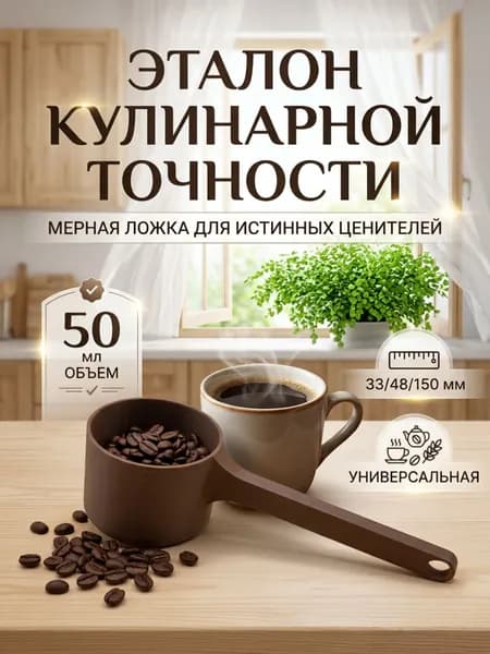 Мерная ложка (емкость) для кофе, чая, круп и др.