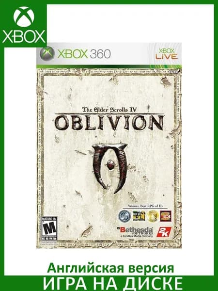 Игра The Elder Scrolls 4 (IV): Oblivion Xbox 360, Xbox One Диск Английская версия