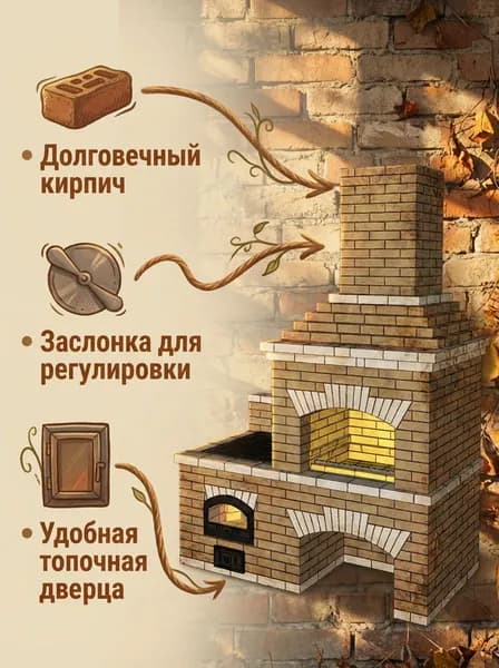 Проект барбекю с казаном и тандыром №73,Мангал 770мм. Казан 25 литров. Сборка своими руками