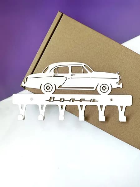 Ключница настенная "Автомобиль" с 6 крюч., 1 шт