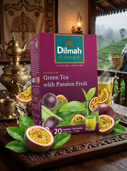 Чай зеленый в пакетиках Dilmah "Маракуйя" 30 гр